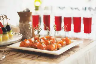Petiscos e canapés